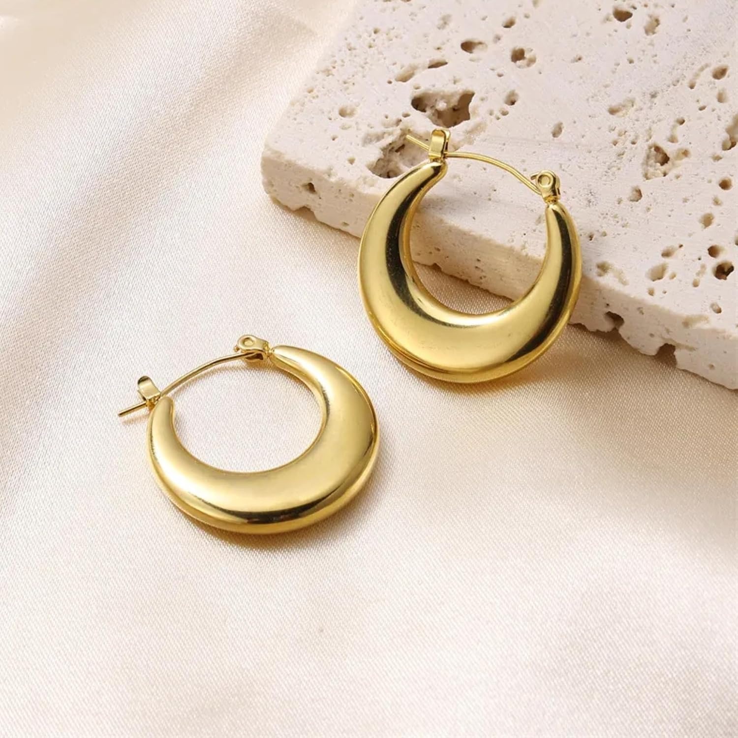 Salve Gold Earrings for Women - Image 4